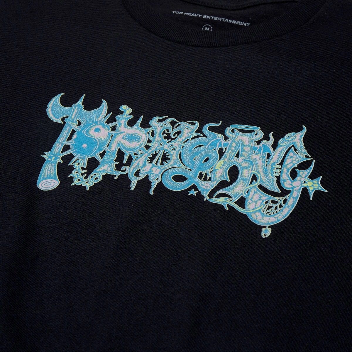 Top Heavy Lore T-Shirt - Black Smart Fit