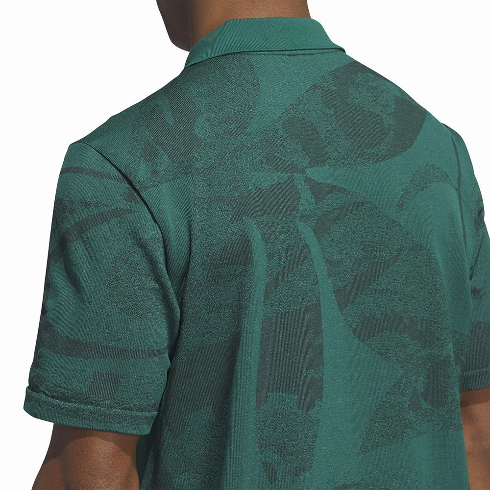 Pastel color adidas Go-To Primeknit Polo Shirt - Collegiate Green