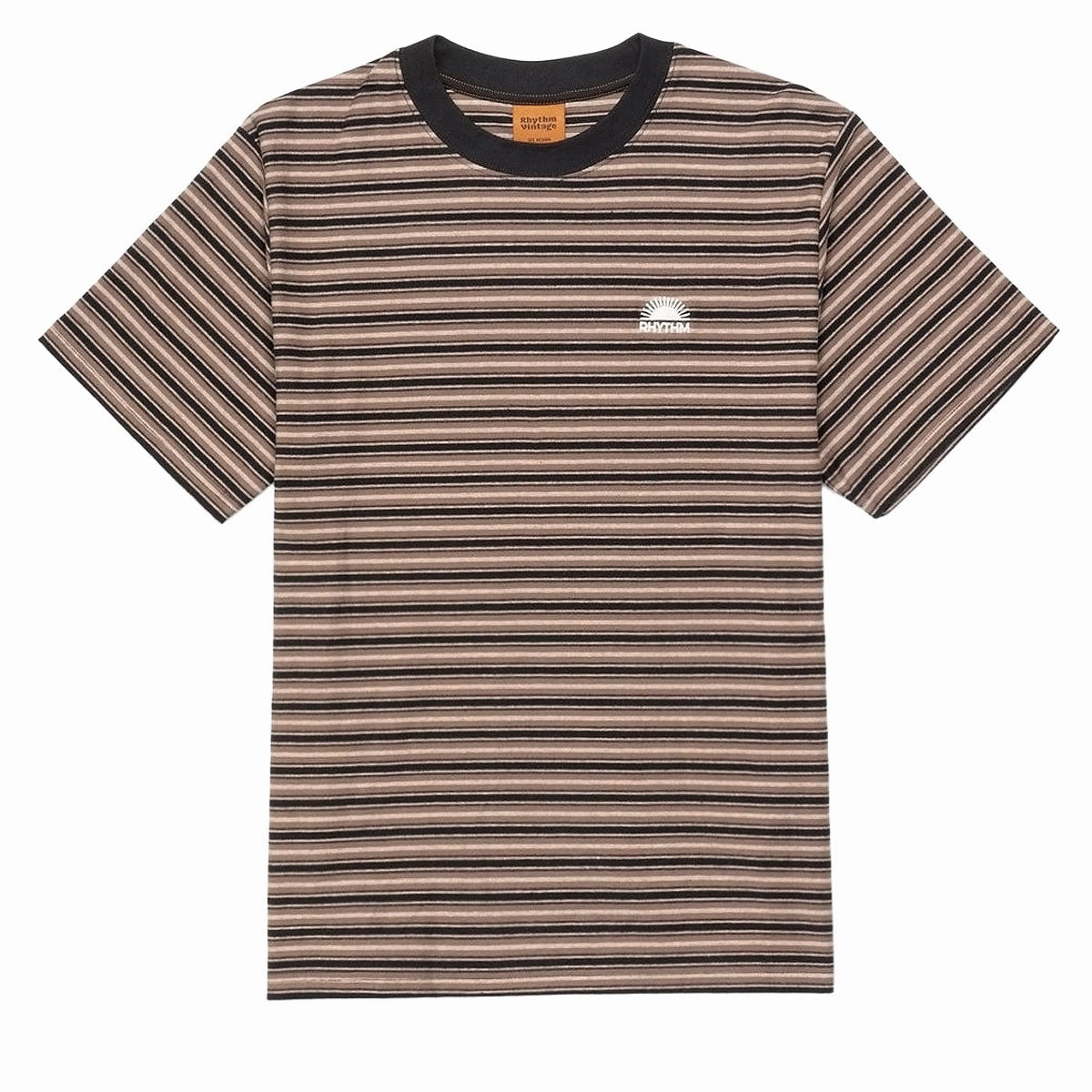 Rhythm Vintage Stripe T-Shirt - Latte anti static coating