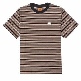 Rhythm Vintage Stripe T-Shirt - Latte anti static coating