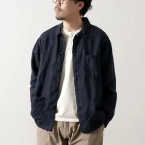 FOB FACTORY / F2454 Hemp Coverall Essential Fit Ergonomic Mobility Cut