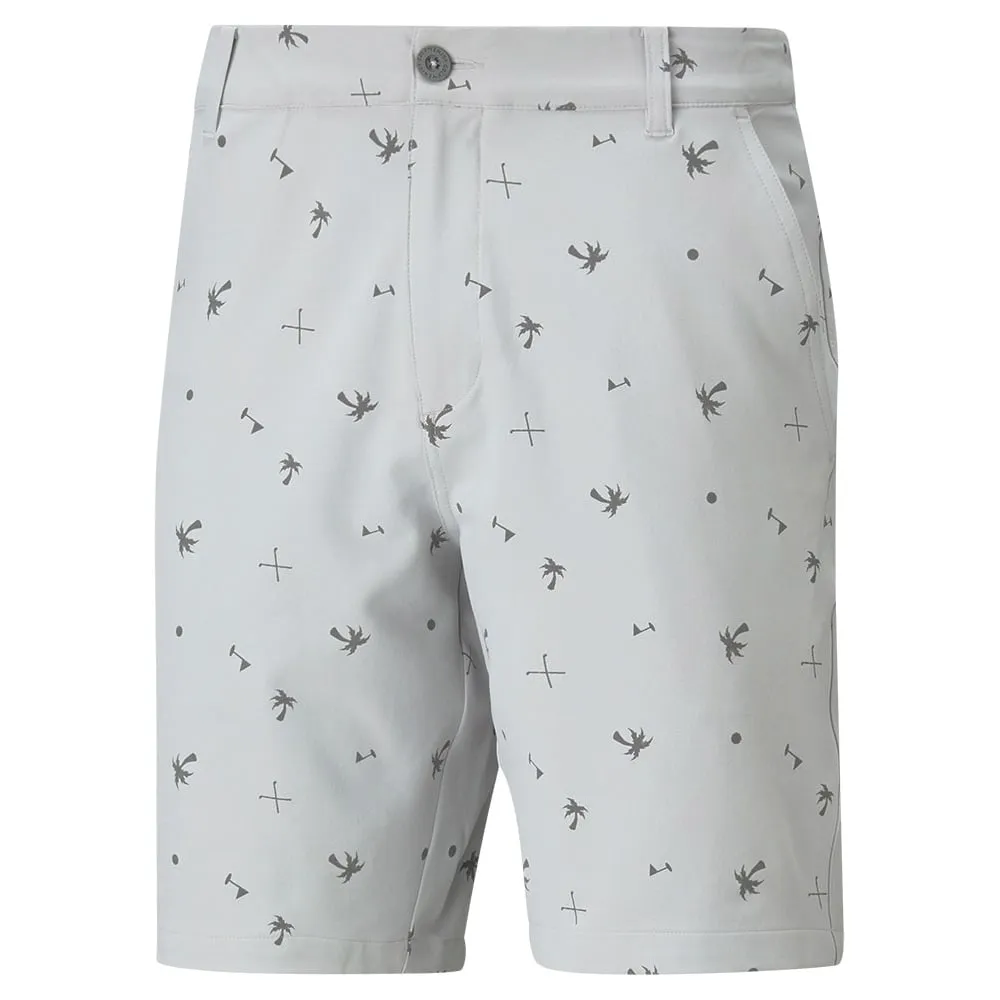 Puma Palm Spring Shorts - High Rise/Quiet Shade Tailored Design Workout Gear