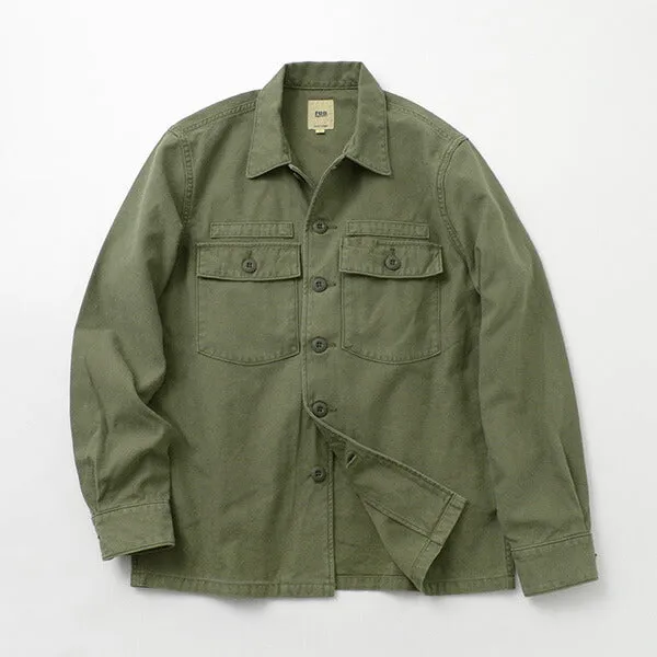 FOB FACTORY / F2362 Fatigue Jacket Urban Explorer Look Heavyweight Durability