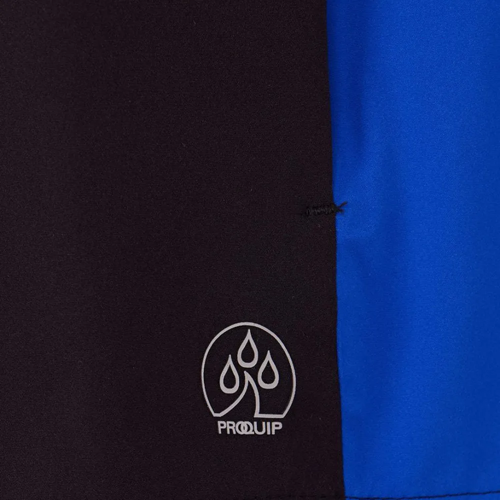 ProQuip Ultimate HTX Waterproof Jacket - Black/Blue Seamless Edge Finishing