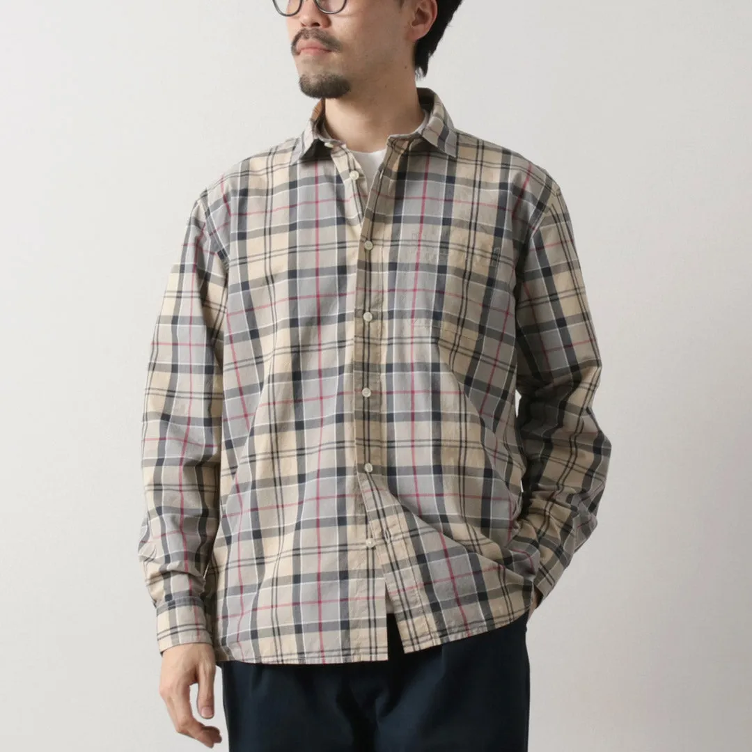 Waffle Weave BARBOUR / TAGGON Tartan Oversized Shirt