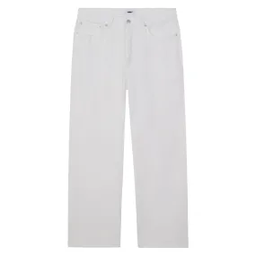 Obey Hardwork Denim Jeans - White Faded Wash Casual Chic Look EcoFriendlyBlend