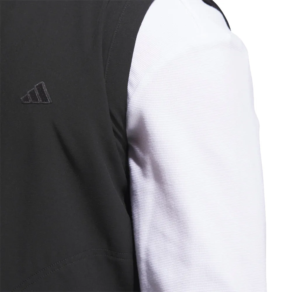 adidas Go-to Padded Vest - Black Adjustable Waistband Temperature Regulating Fabric