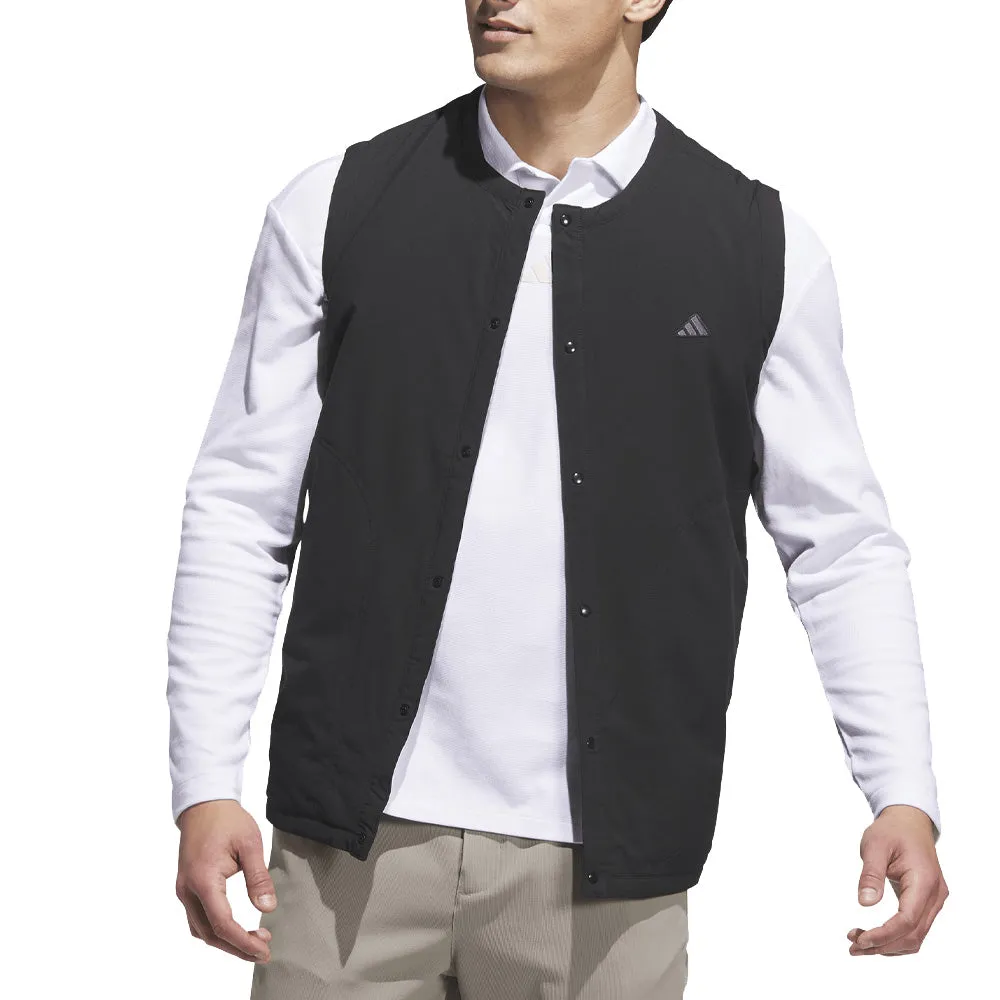 adidas Go-to Padded Vest - Black Weatherproof Zipper Closure High Visibility Details