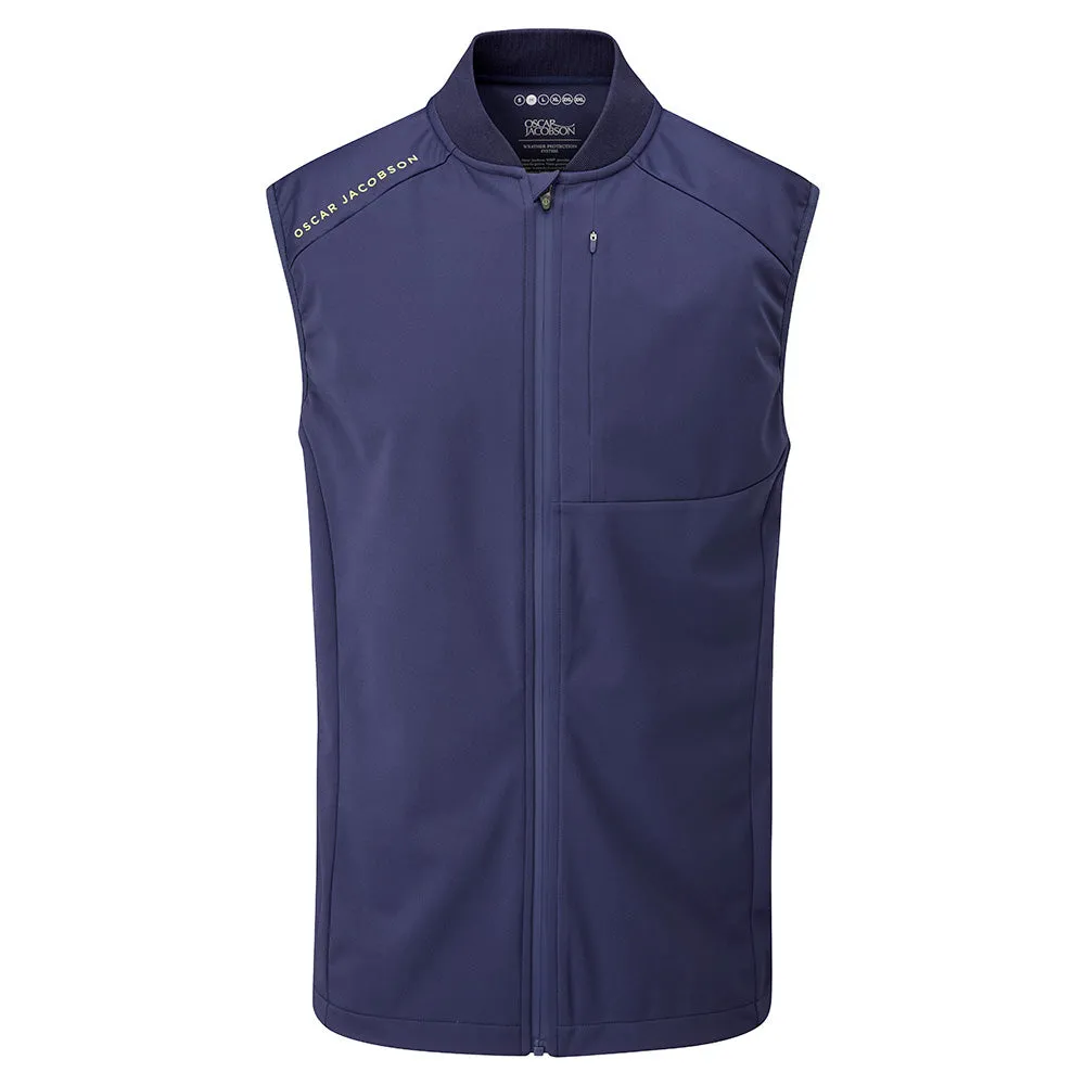 guidance Comfortable clothing Oscar Jacobson Rowland Sleeveless Lightweight Gilet - Navy