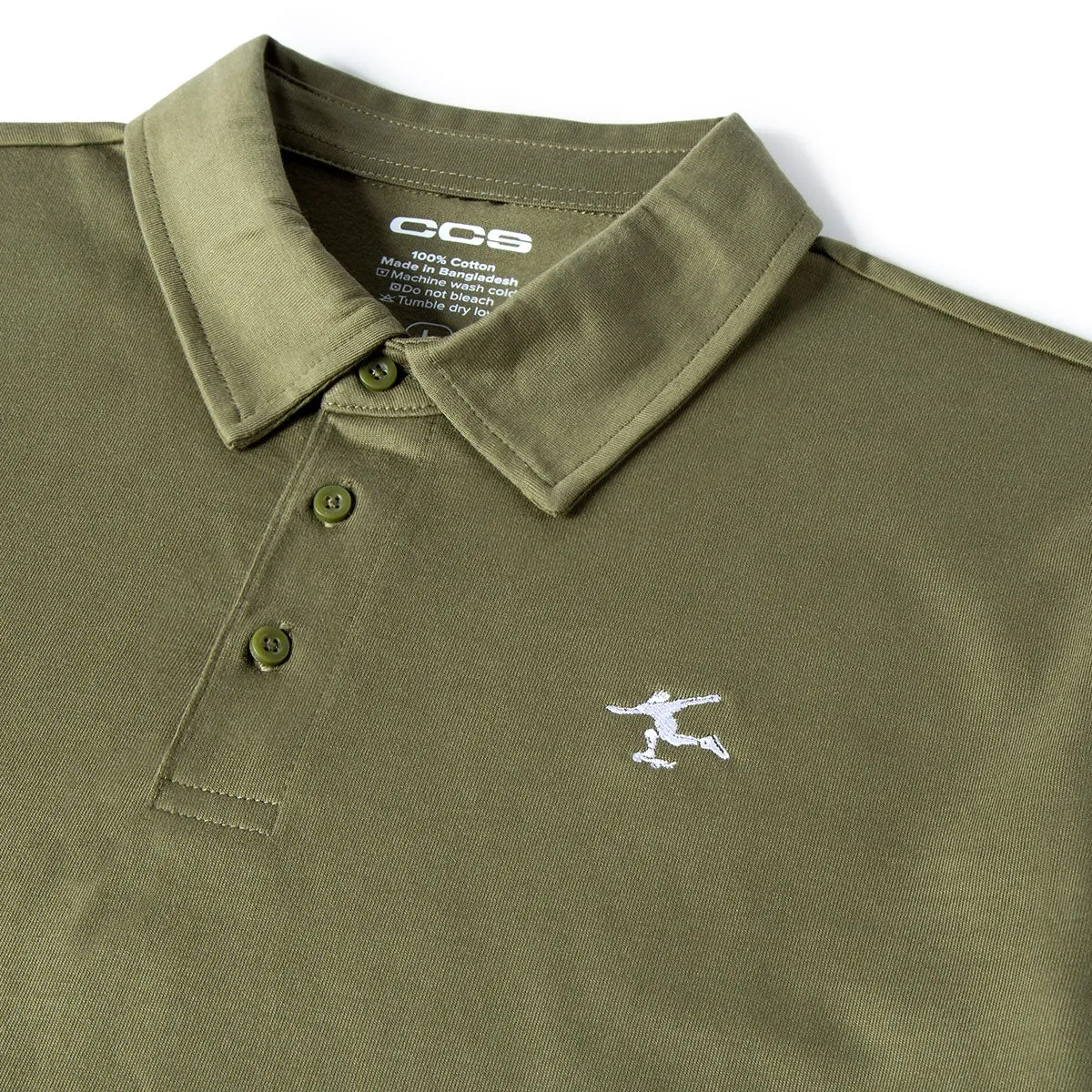 Contemporary Style Networking Session CCS Cheap Skates Icon Polo Shirt - Army Green