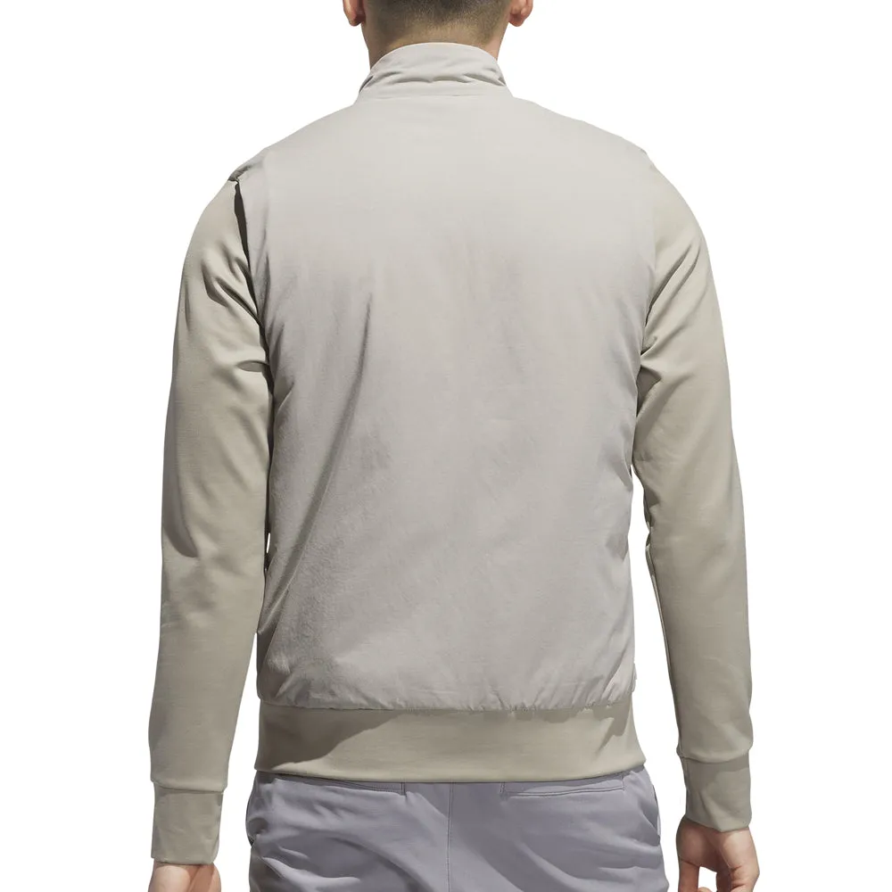 adidas Ultimate365 Tour Frostguard Full-Zip Jacket - Putty Beige AdjustableCuffs All Ground