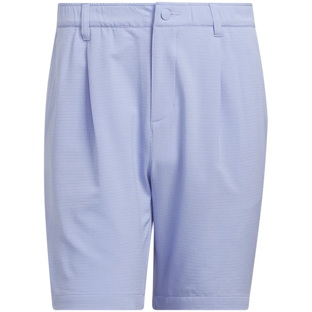 adidas Ultimate365 Pleated Golf Shorts - Blue Spark Anti Cling Technology