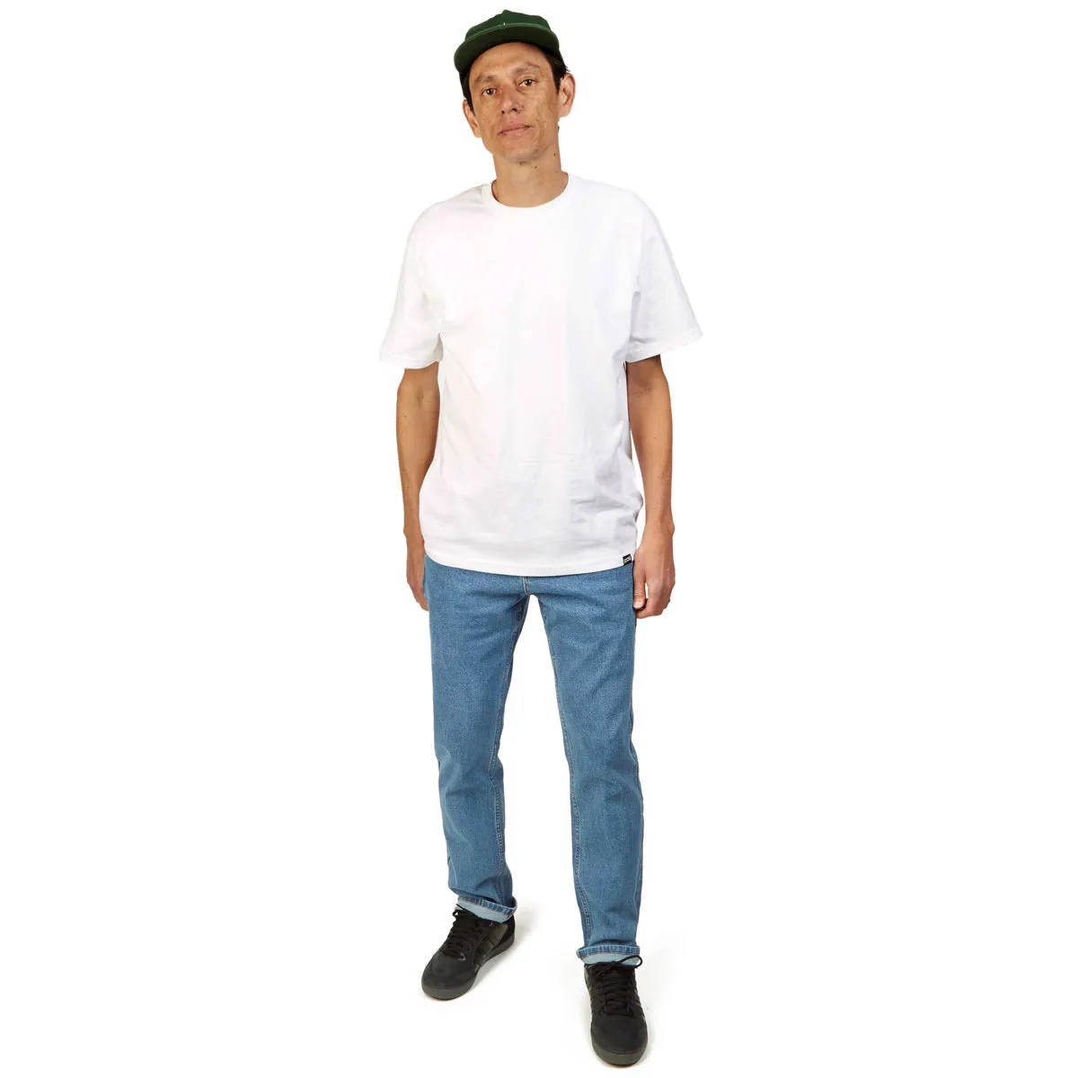 Durable Seam Construction Back pockets CCS Slim Stretch Denim Jeans - 12oz Rinse