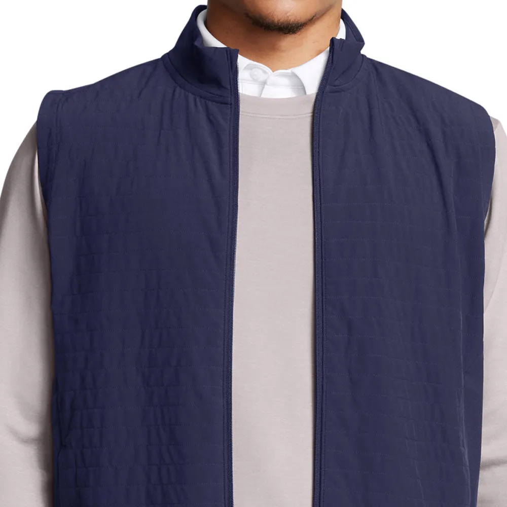 Under Armour Pro Storm Lightweight Insulated Vest - Midnight Navy spandex material Contoured Back Panel