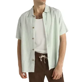 Rhythm Ornate Shirt - Sage Soft Material Dressy look