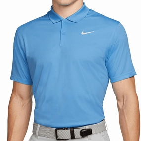 Nike Dri-Fit Victory Solid Polo Shirt - University Blue/White Cozy And Stylish Comfy Layering