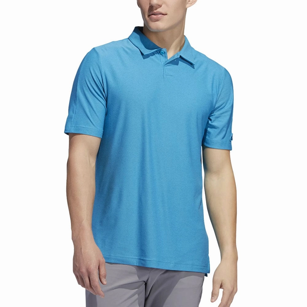 Garment Dyed Soft Cotton Feel adidas Go-To Polo Shirt - Sonic Aqua