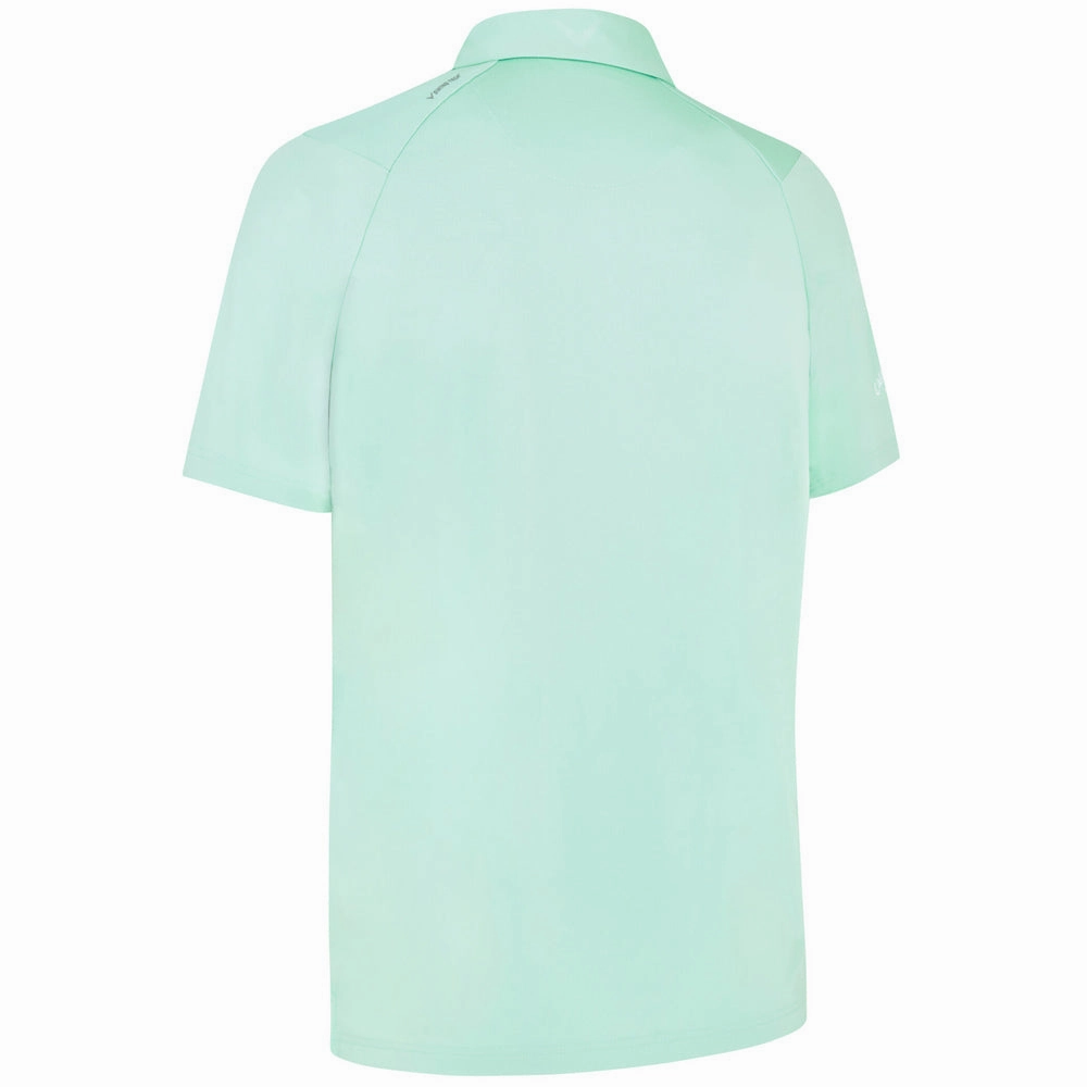 Callaway Swingtech Solid Polo Shirt - Neptune Green Yoga flexibility High-Quality Cotton