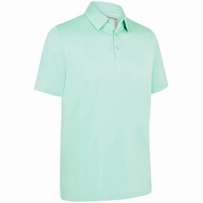 Callaway Swingtech Solid Polo Shirt - Neptune Green Essential Piece Perfect for Outdoors