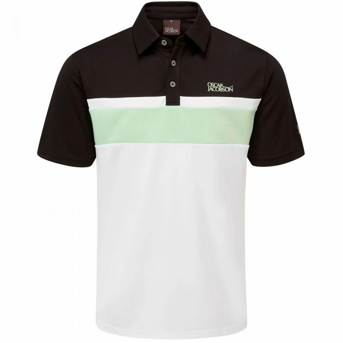 Fashion and Comfort Oscar Jacobson Boston Polo Shirt - White/Black
