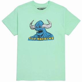 Toy Machine Hell Monster T-Shirt - Mint windproof Easy to Style