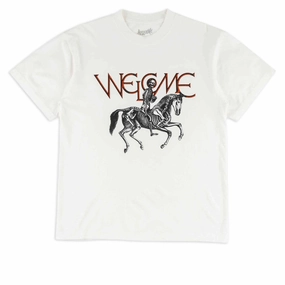 Welcome Equus T-Shirt - White Chic Outfit