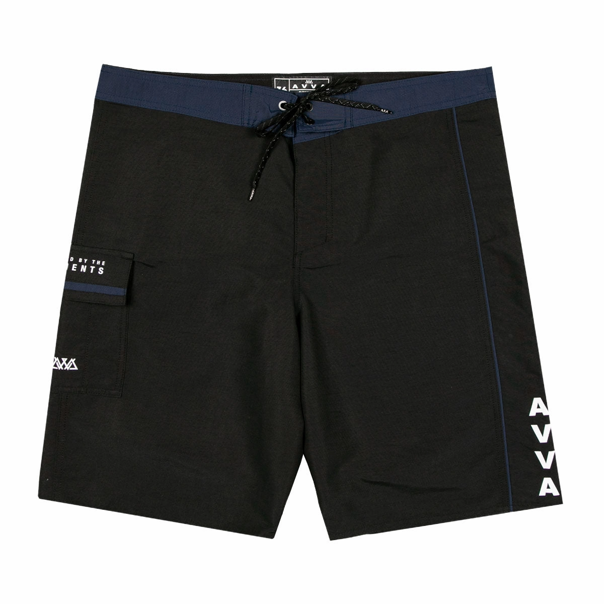 AVVA Anacapa 20 Boardshorts - Black Functional Fit Light support