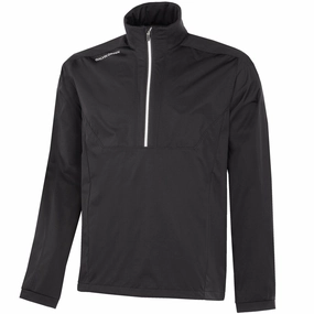 Concert Look Polka Dot Galvin Green Lawrence Windstopper 1/4 Zip Pullover - Black/White
