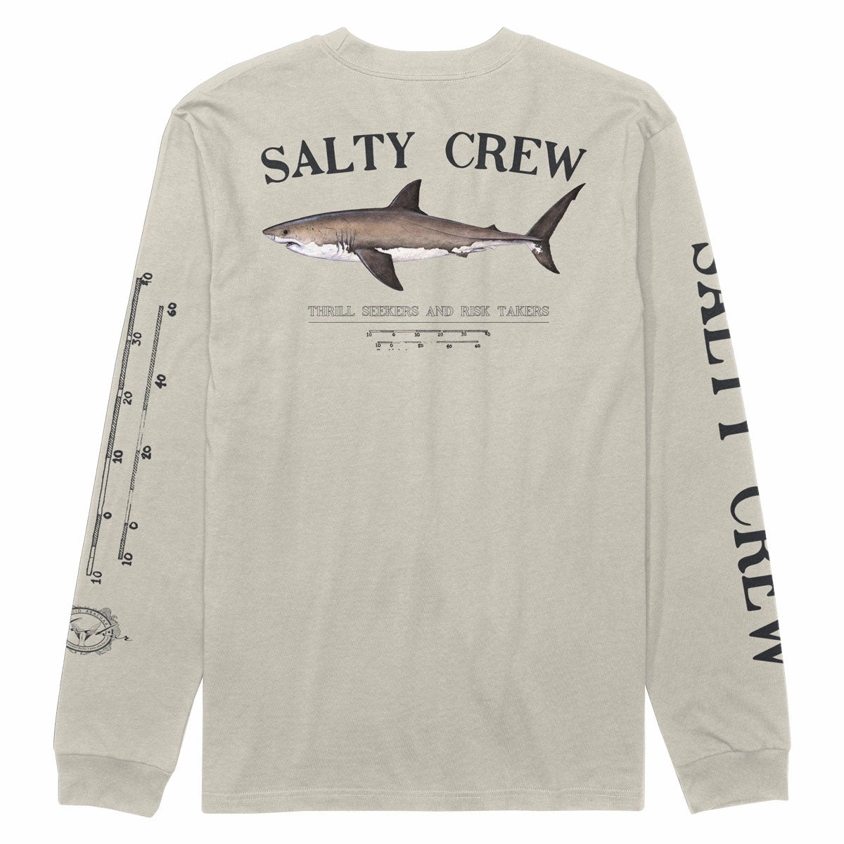 Salty Crew Bruce Classic Long Sleeve T-Shirt - Bone Perfect Layer Wear Trendy Top