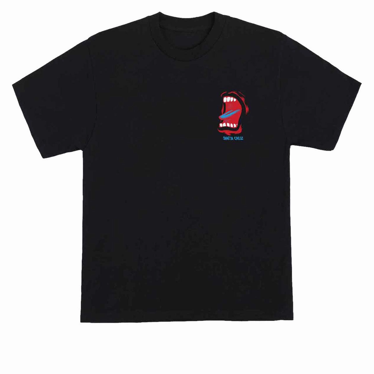 Santa Cruz Screaming Connect T-Shirt - Black Elegant Detail