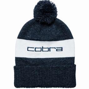 Cobra Pom Beanie - Puma Navy/White Glow Adjustable size
