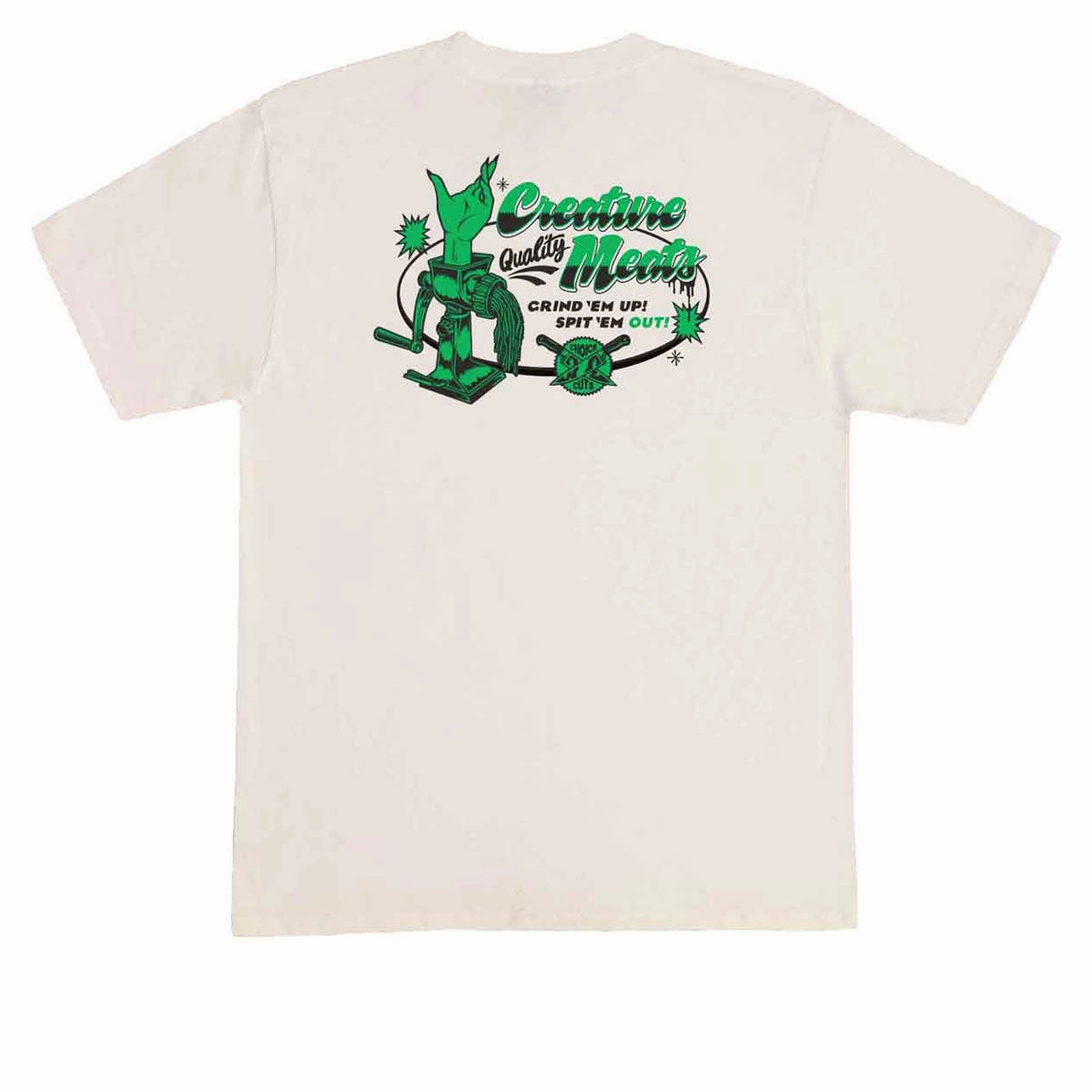 Creature Meat Grinder T-Shirt - Natural Outdoor Look Timeless Must-Have