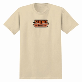 Real China Banks T-Shirt - Cream Cool Layer Wear Reinforced Shoulder Seams