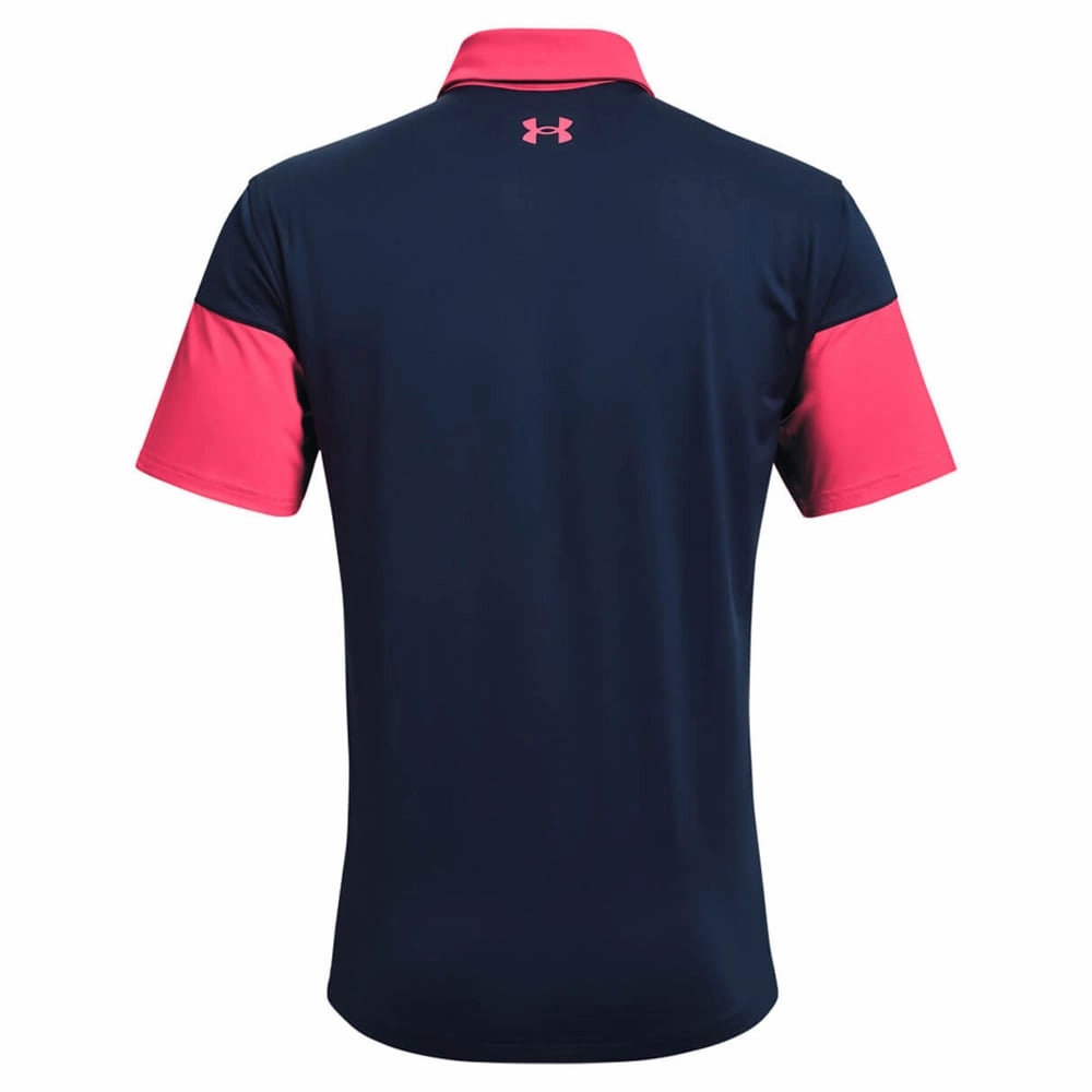 Under Armour T2G Blocked Polo - Pink Shock/Academy Stylish Day Wear Yoga class