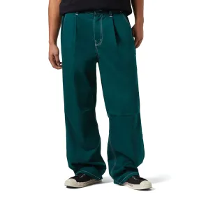 Brixton Baggy Skate Pants - Deep Emerald All Season