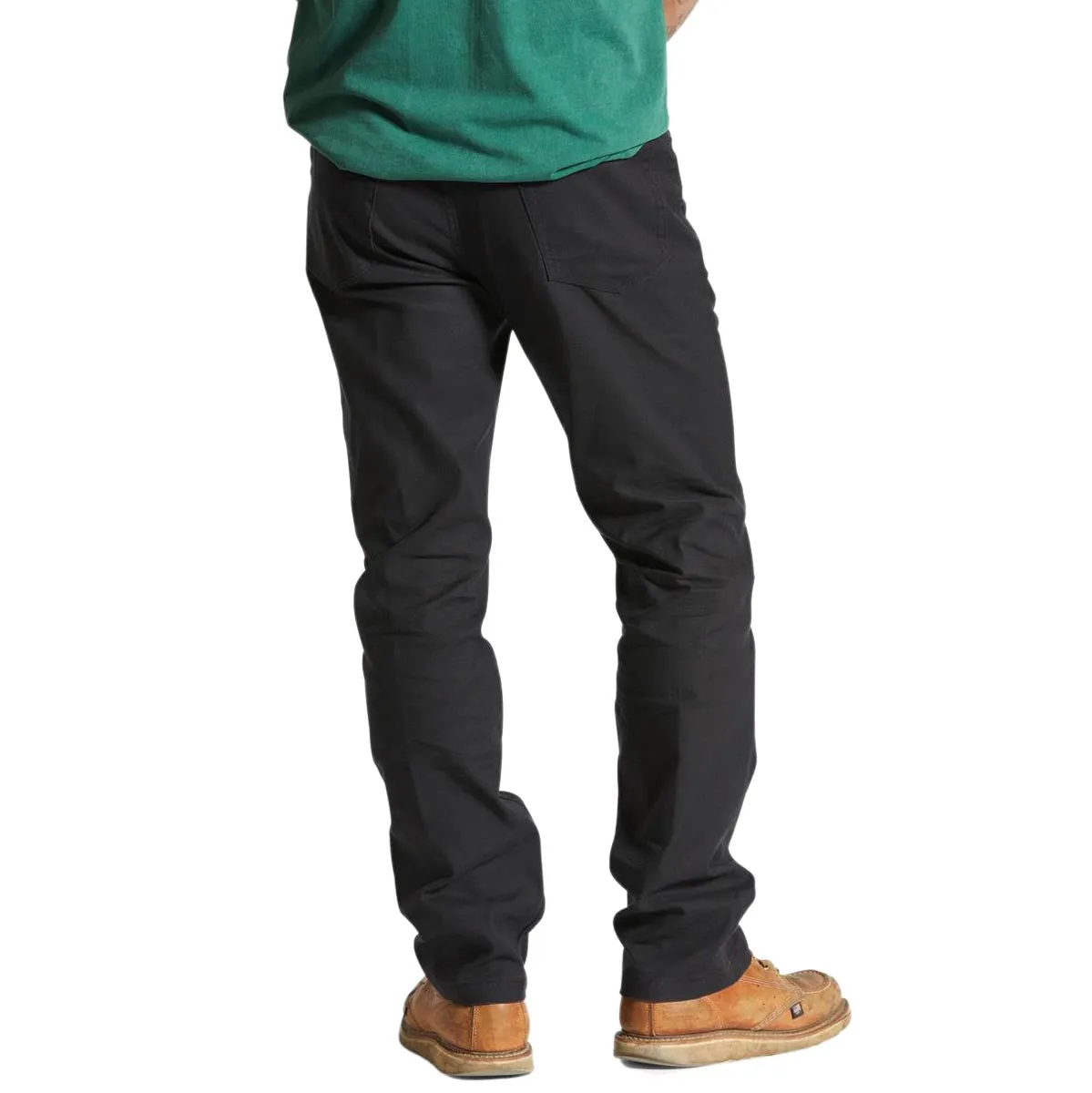 Tagless Labeling Brixton Builders 5 Pocket Pants - Black