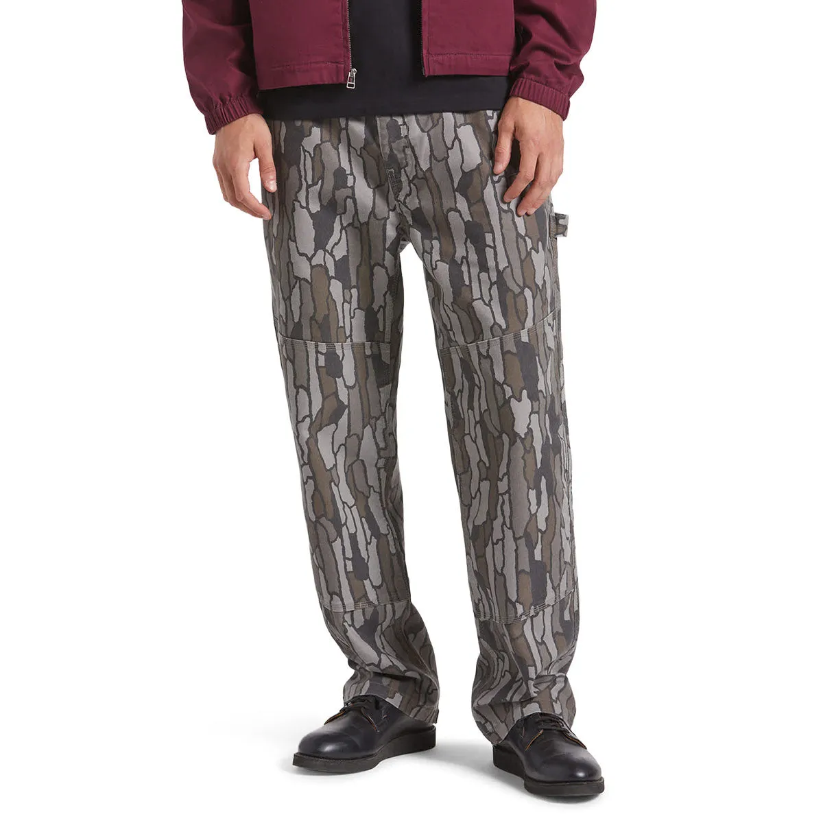 Brixton Builders Carpenter Pants - Bark Camo Casual Active Street Utility