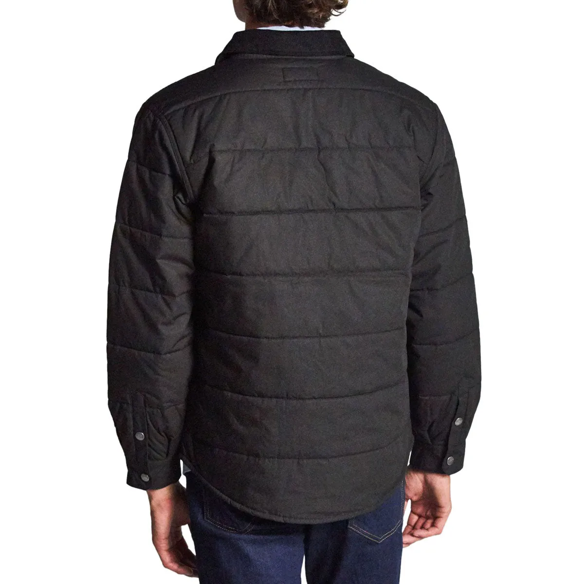 Contoured Back Panel WindResistant Coating Brixton Cass Jacket - Black/Black