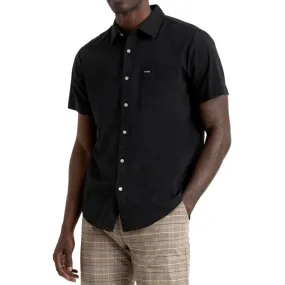 Urban Fashion Abrasion Resistant Edges Brixton Charter Oxford Shirt - Black