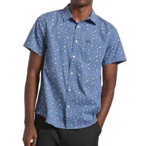 Elegant Finish Brixton Charter Print Shirt - Bering Sea/Micro Floral