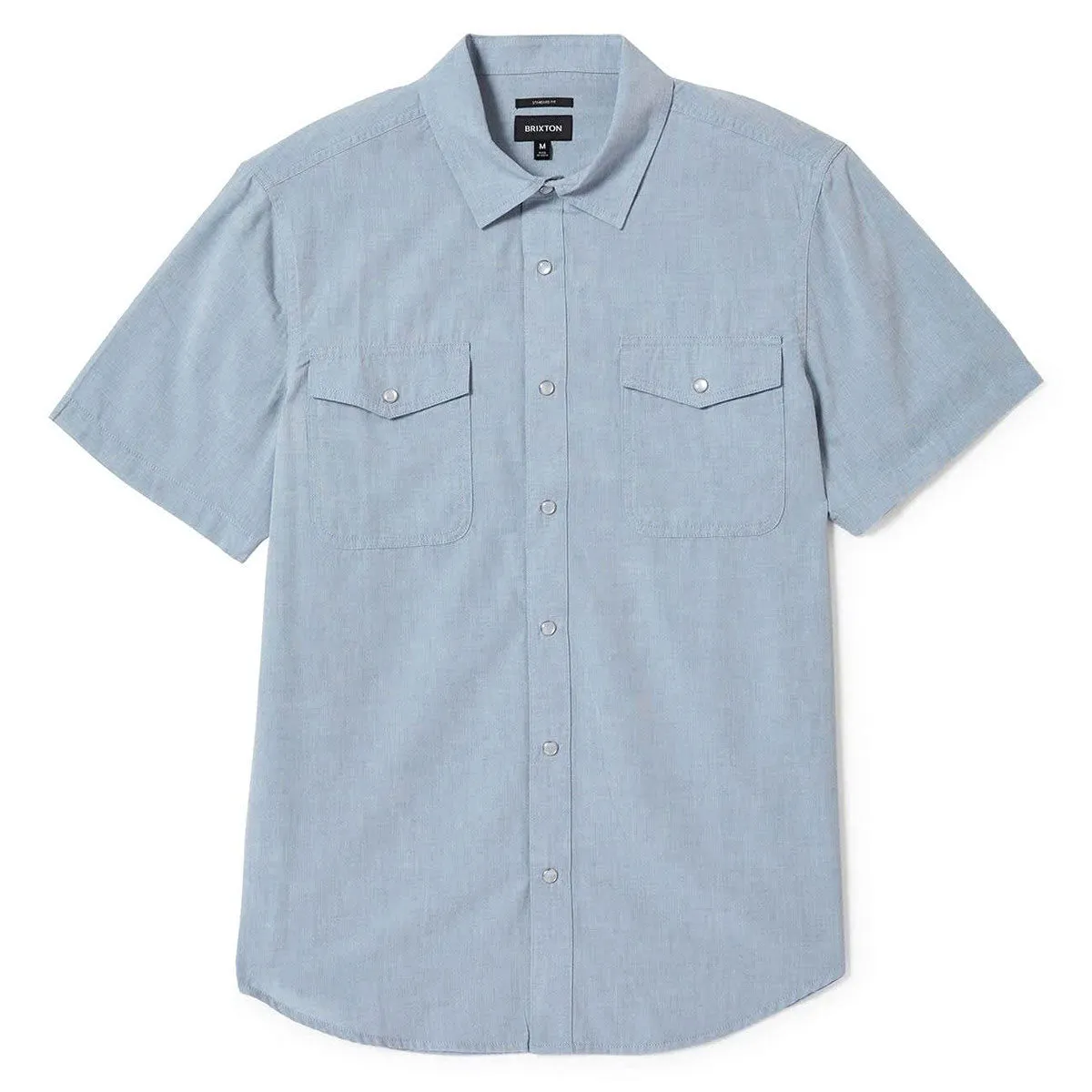 Fashion-Forward Brixton Wayne Shirt - Medium Blue