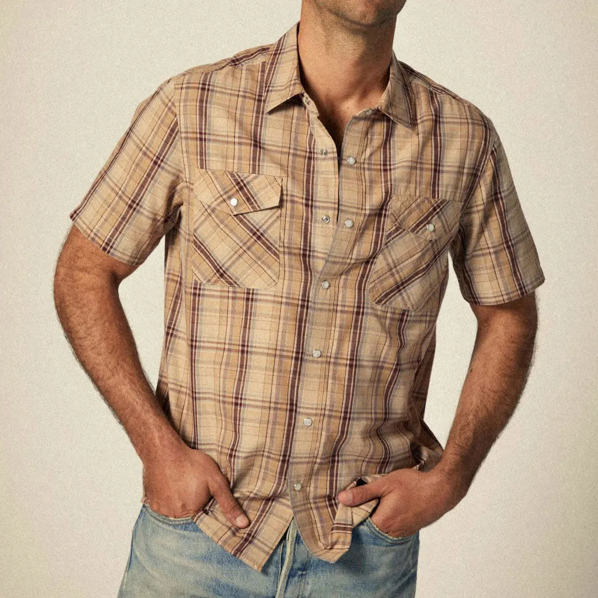 Teen Fashion Winter Comfort Brixton Wayne Shirt - Western Plaid