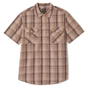 Brixton Wayne Shirt - Western Plaid Twill Weave