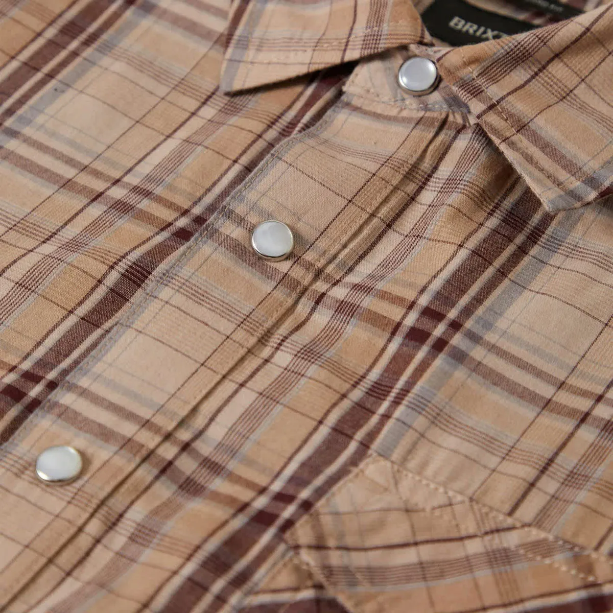 Flexible Knit Brixton Wayne Shirt - Western Plaid