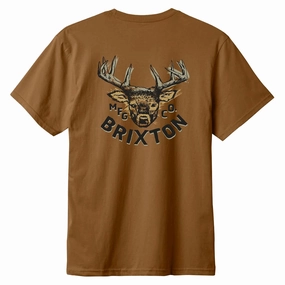 Fashion Ready Brixton Berick Tailored T-Shirt - Washed Copper