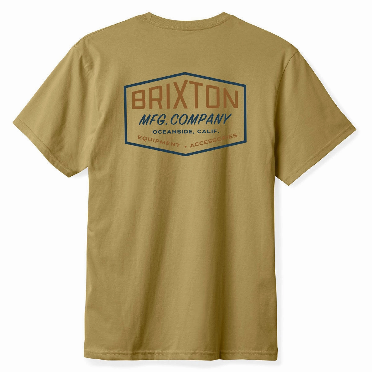 Comfy Fit Brixton Coleson Taylored T-Shirt - Khaki