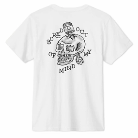 Brixton Daytona T-Shirt - White Stretch Fabric Technology