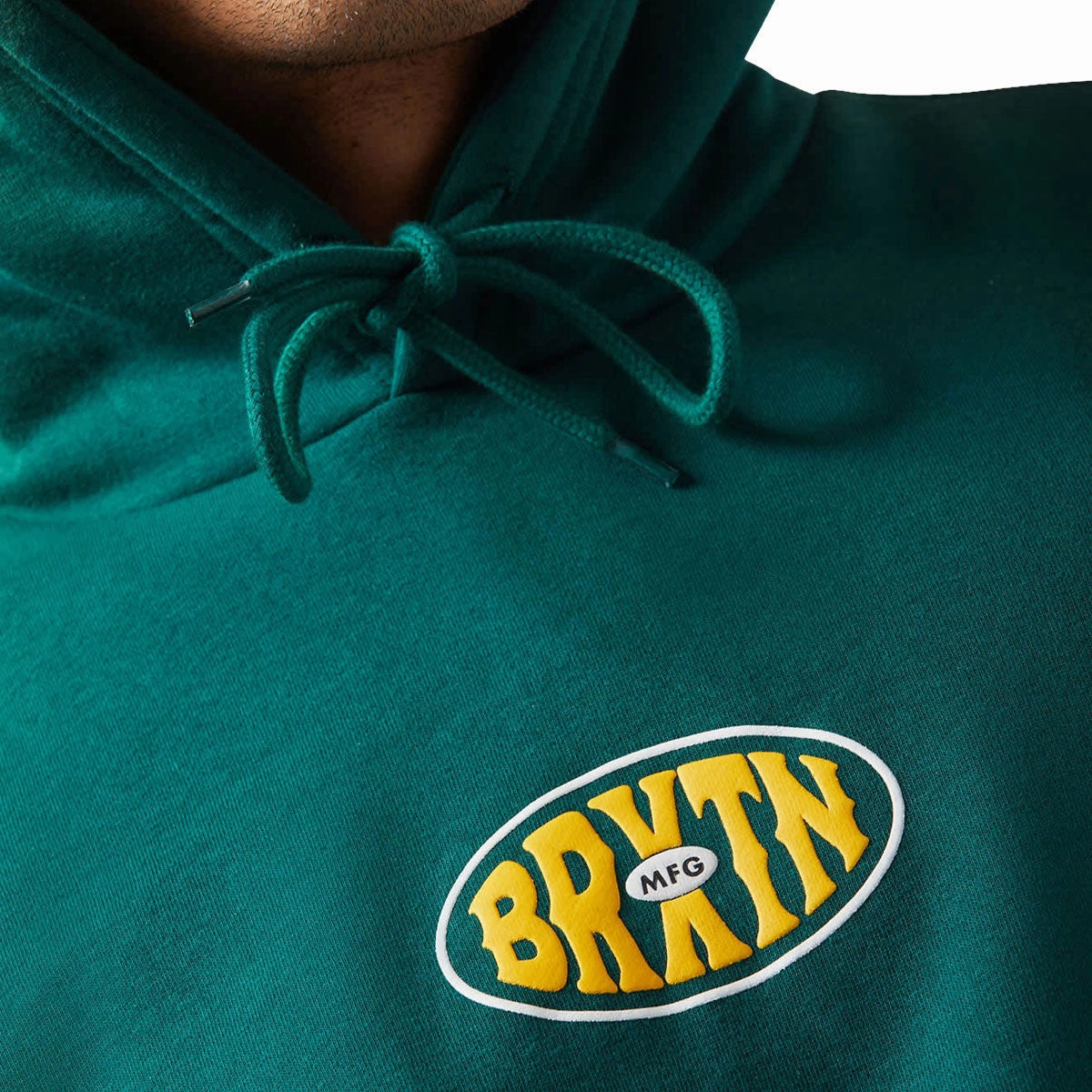 Brixton Largo Hoodie - Deep Emerald Warm Insulation