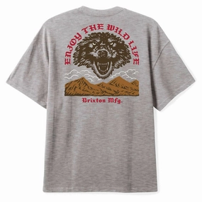 Urban Style Trend Brixton Mercy T-Shirt - Heather Grey