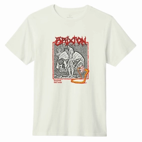 Brixton Void Premium T-Shirt - Off White Worn Wash Comfy Top